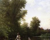 阿尔弗雷德 汤普森 布雷奇 : Boating in the Afternoon